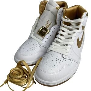 💎✨CLEARANCE SALE✨💎AIR JORDAN 1 Retro HIgh OG (GS) Mettalic Gold